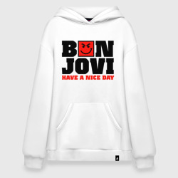 Худи SuperOversize хлопок Bon Jovi band