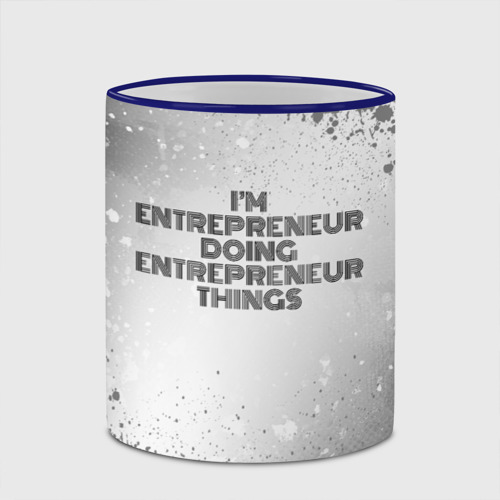 Кружка с полной запечаткой I'm doing entrepreneur things: на светлом, цвет Кант синий - фото 4