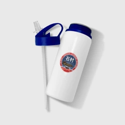 Бутылка для воды с трубочкой Мертвый космос Ишимура Ори - фото 2