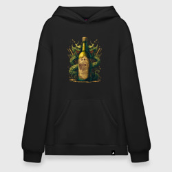 Худи SuperOversize хлопок Зеленый змий