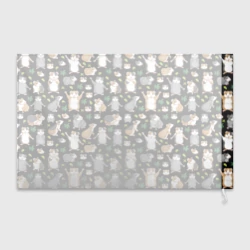 Флаг 3D Морские свинки паттерн - фото 2