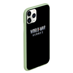 Чехол для iPhone 11 Pro Max матовый World War Heroes логотип игры WWH - фото 2