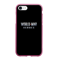 Чехол для iPhone 7/8 матовый World War Heroes логотип игры WWH