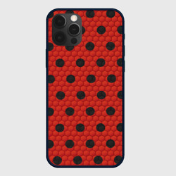 Чехол для iPhone 12 Pro Камуфляж божья коровка