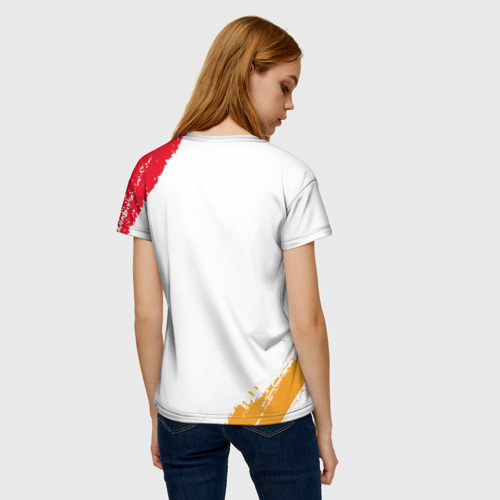 Женская футболка 3D с принтом Анна бесценна, а для всего остального есть бабло, вид сзади #2
