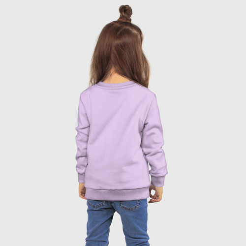 Детский свитшот хлопок I purple you - BTS, цвет лаванда - фото 4