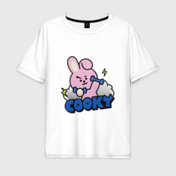 Мужская футболка хлопок Oversize Cooky BT21 Jungkook