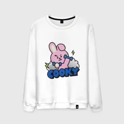 Мужской свитшот хлопок Cooky BT21 Jungkook