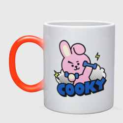 Кружка хамелеон Cooky BT21 Jungkook