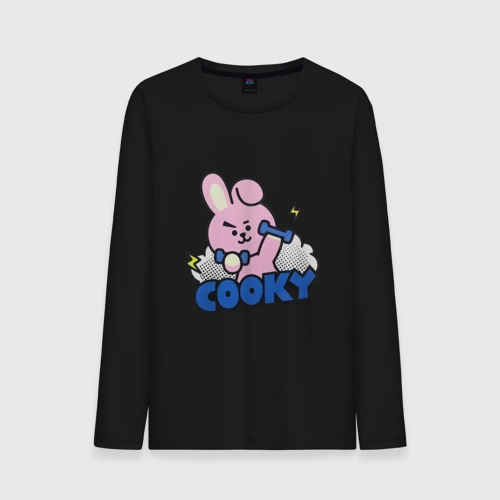 Мужской лонгслив хлопок Cooky BT21 Jungkook