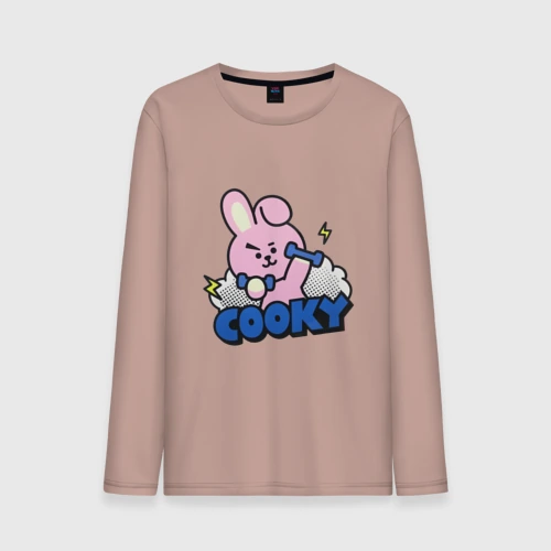 Мужской лонгслив хлопок Cooky BT21 Jungkook
