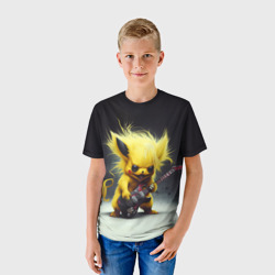 Детская футболка 3D Rocker Pikachu - фото 2