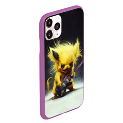 Чехол для iPhone 11 Pro Max матовый Rocker Pikachu - фото 2