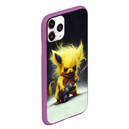 Чехол для iPhone 11 Pro Max матовый Rocker Pikachu - фото 3