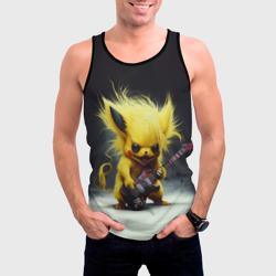 Мужская майка 3D Rocker Pikachu - фото 2