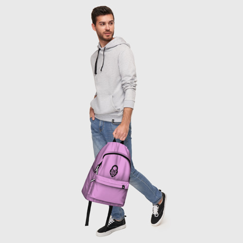 Рюкзак 3D Замочек к ключику розовый - фото 6
