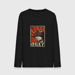Мужской лонгслив хлопок Obey frog