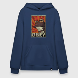 Худи SuperOversize хлопок Obey frog