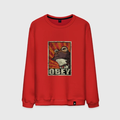 Мужской свитшот хлопок Obey frog