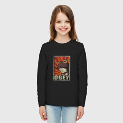 Детский лонгслив хлопок Obey frog - фото 2