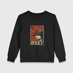 Детский свитшот хлопок Obey frog