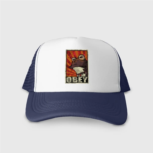 Кепка тракер с сеткой Obey frog