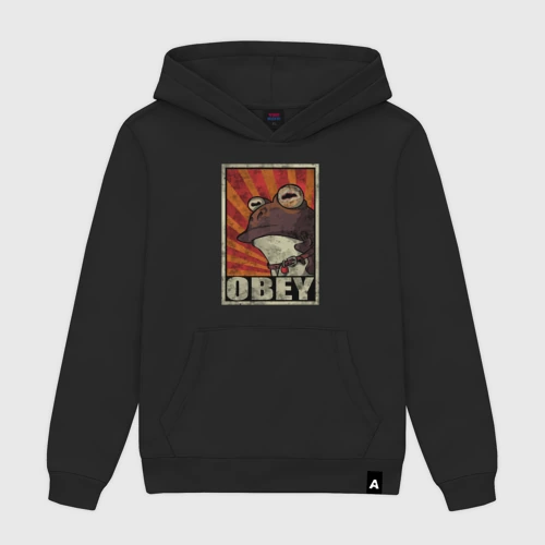 Мужская толстовка хлопок Obey frog