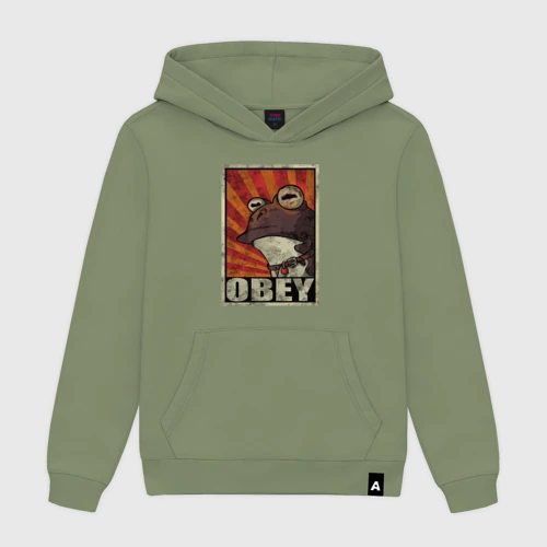 Мужская толстовка хлопок Obey frog