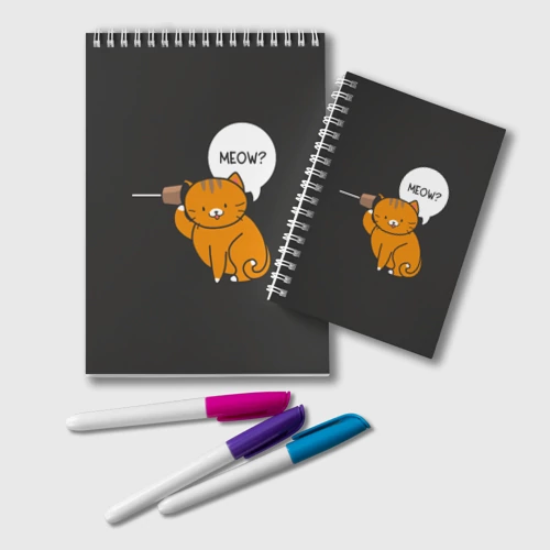 Блокнот Meow - рыжая кошечка