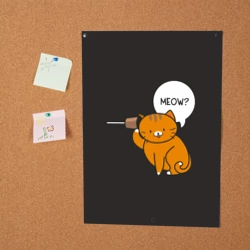 Постер Meow - рыжая кошечка - фото 2