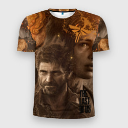 Мужская футболка 3D Slim Джоэл и Элли - The Last of Us