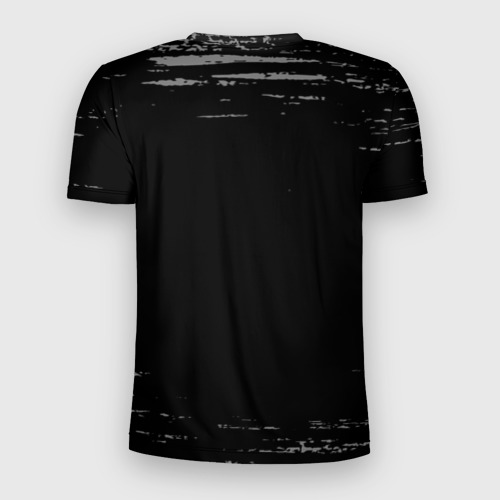 Мужская футболка 3D Slim Лучший воспитатель - 100% профи на тёмном фоне - фото 2