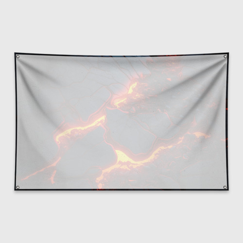 Флаг-баннер Красивая неоновая лава - фото 2
