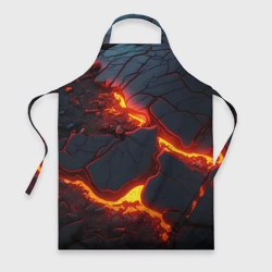 Фартук 3D Красивая неоновая лава