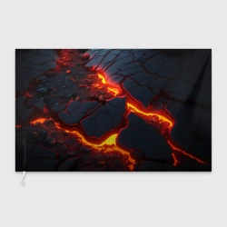 Флаг 3D Красивая неоновая лава