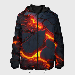 Мужская куртка 3D Красивая неоновая лава