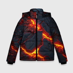 Зимняя куртка для мальчиков 3D Красивая неоновая лава
