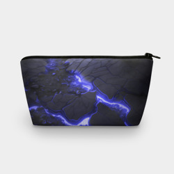 Косметичка 3D Красивая синяя неоновая лава
