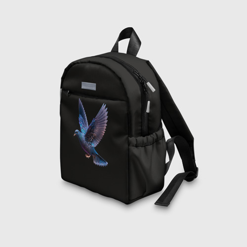 Детский рюкзак 3D Неоновый сизый голубь - фото 5