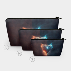 Косметичка 3D Две части каменного брутального сердца в неоне - фото 2