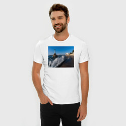 Мужская футболка хлопок Slim Севастополь - фото 2