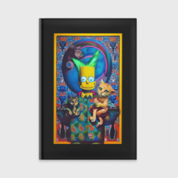 Ежедневник Bart Simpson and cats - нейросеть - плакат