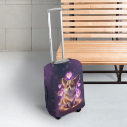 Чехол для чемодана 3D Любимый корги - фото 2