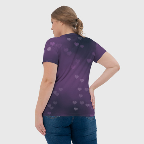 Женская футболка 3D с принтом Любимый корги, вид сзади #2