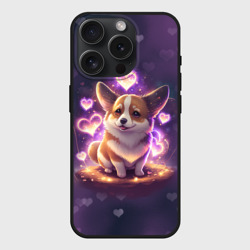 Чехол силиконовый для Apple iPhone 15 Pro матовый Любимый корги