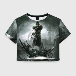 Женская футболка Crop-top 3D Dishonored steampunk