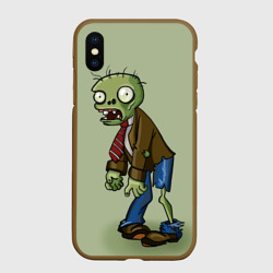 Чехол для iPhone XS Max матовый Зомби стоит