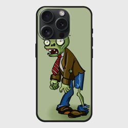 Чехол силиконовый для Apple iPhone 15 Pro матовый Зомби стоит