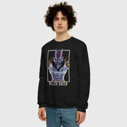 Мужской свитшот хлопок Killer Queen anime - фото 2