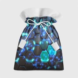 Подарочный 3D мешок Броня из энерго-гексагонов